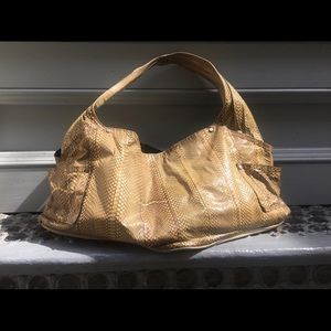 R&Y Augousti python shoulder bag
